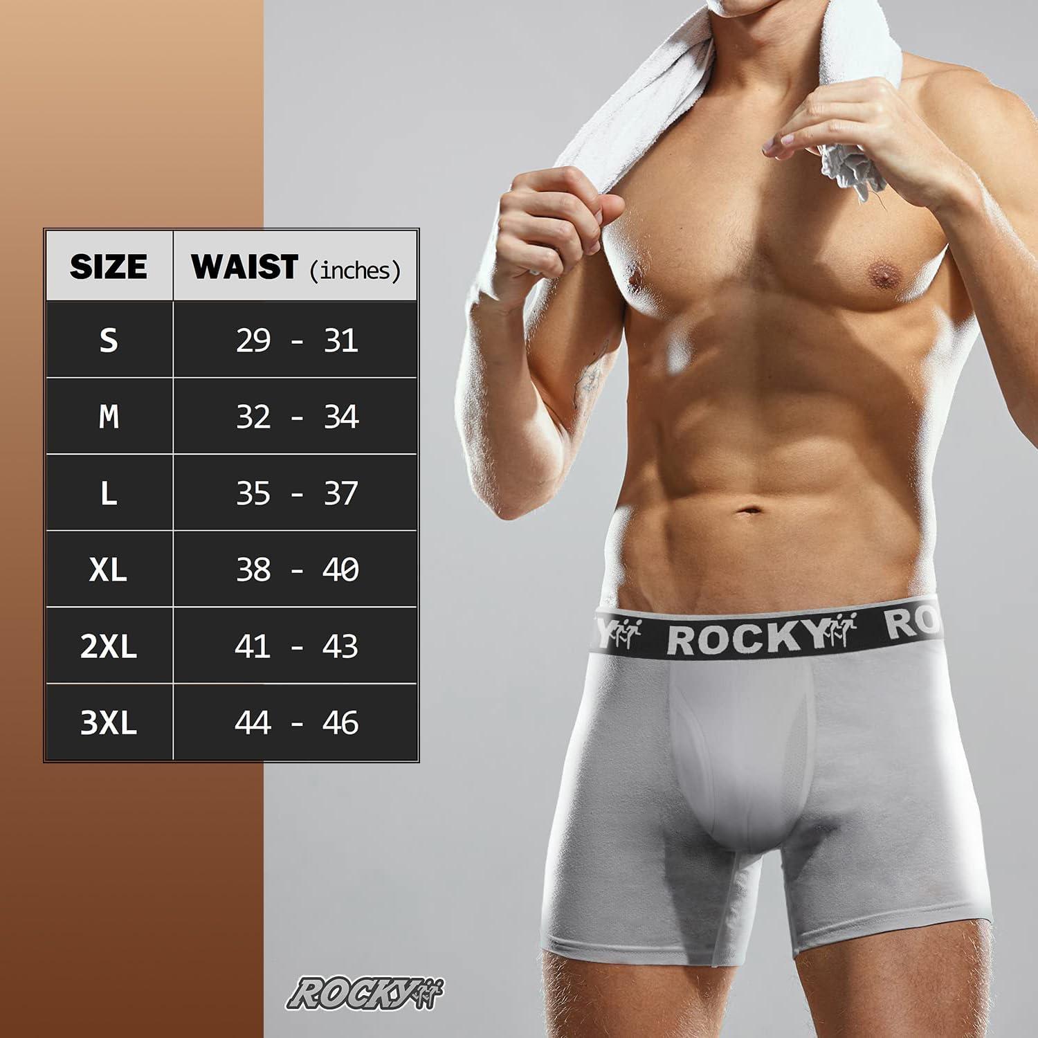 image:imageRocky Mens Boxer Briefs 4Way High Performance Pouch Underwear 2Pack TaglessGrey