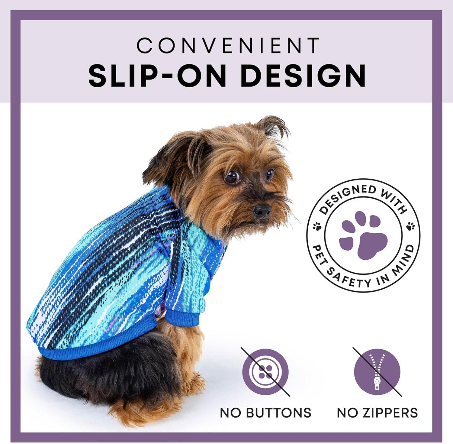 image:imageRocky Thermal Jacket Clothes Fleece Lined Sweater for Dogs Puppies Warm Coat Bodysuit Onesie One Piece Vest Pet Jammies with Leg Warmers for Small Medium Large Dogs Cats Rope SmallRope