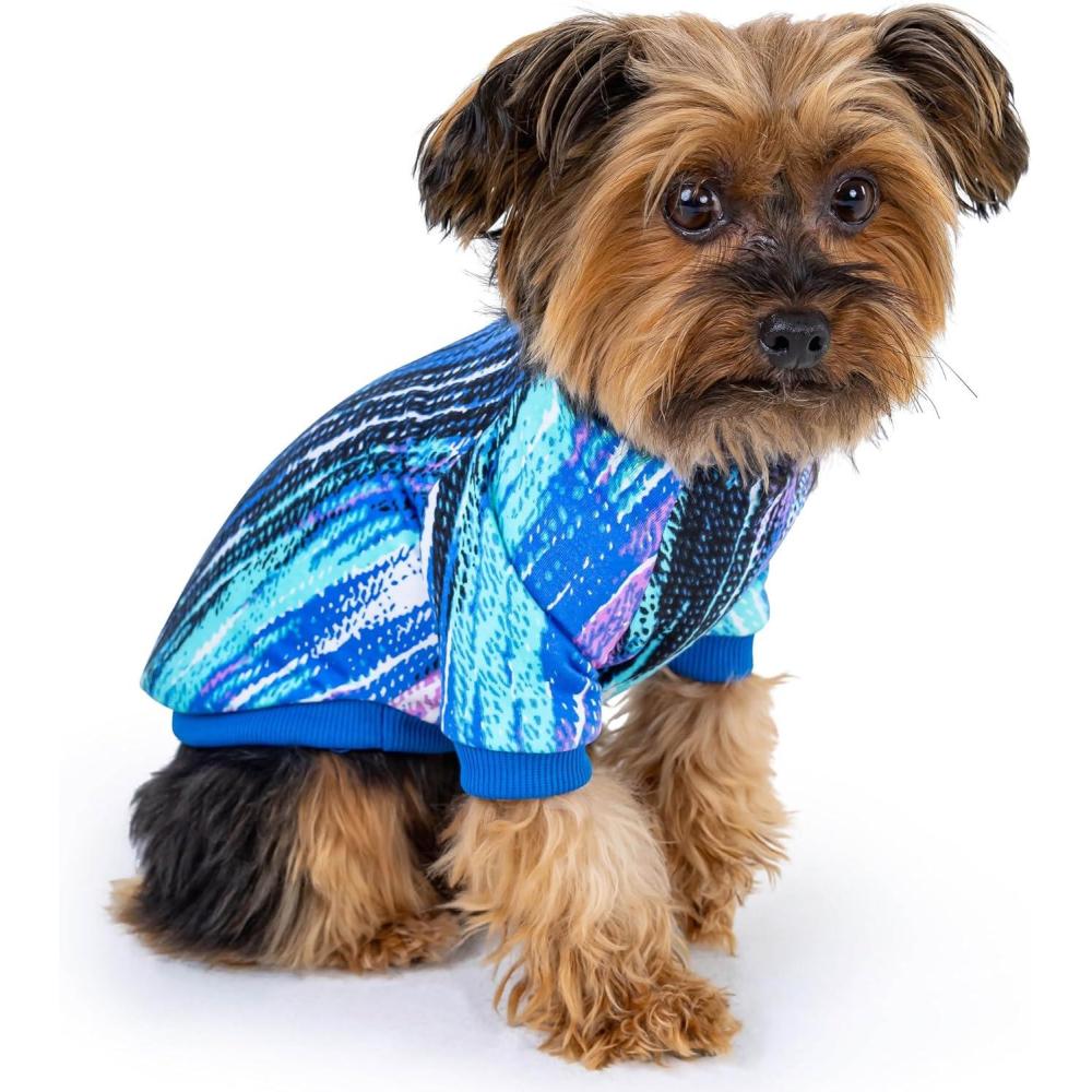 image:imageRocky Thermal Jacket Clothes Fleece Lined Sweater for Dogs Puppies Warm Coat Bodysuit Onesie One Piece Vest Pet Jammies with Leg Warmers for Small Medium Large Dogs Cats Rope SmallRope
