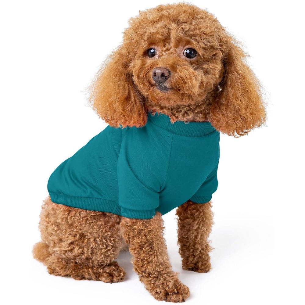 image:imageRocky Thermal Jacket Clothes Fleece Lined Sweater for Dogs Puppies Warm Coat Bodysuit Onesie One Piece Vest Pet Jammies with Leg Warmers for Small Medium Large Dogs Cats Rope SmallJade