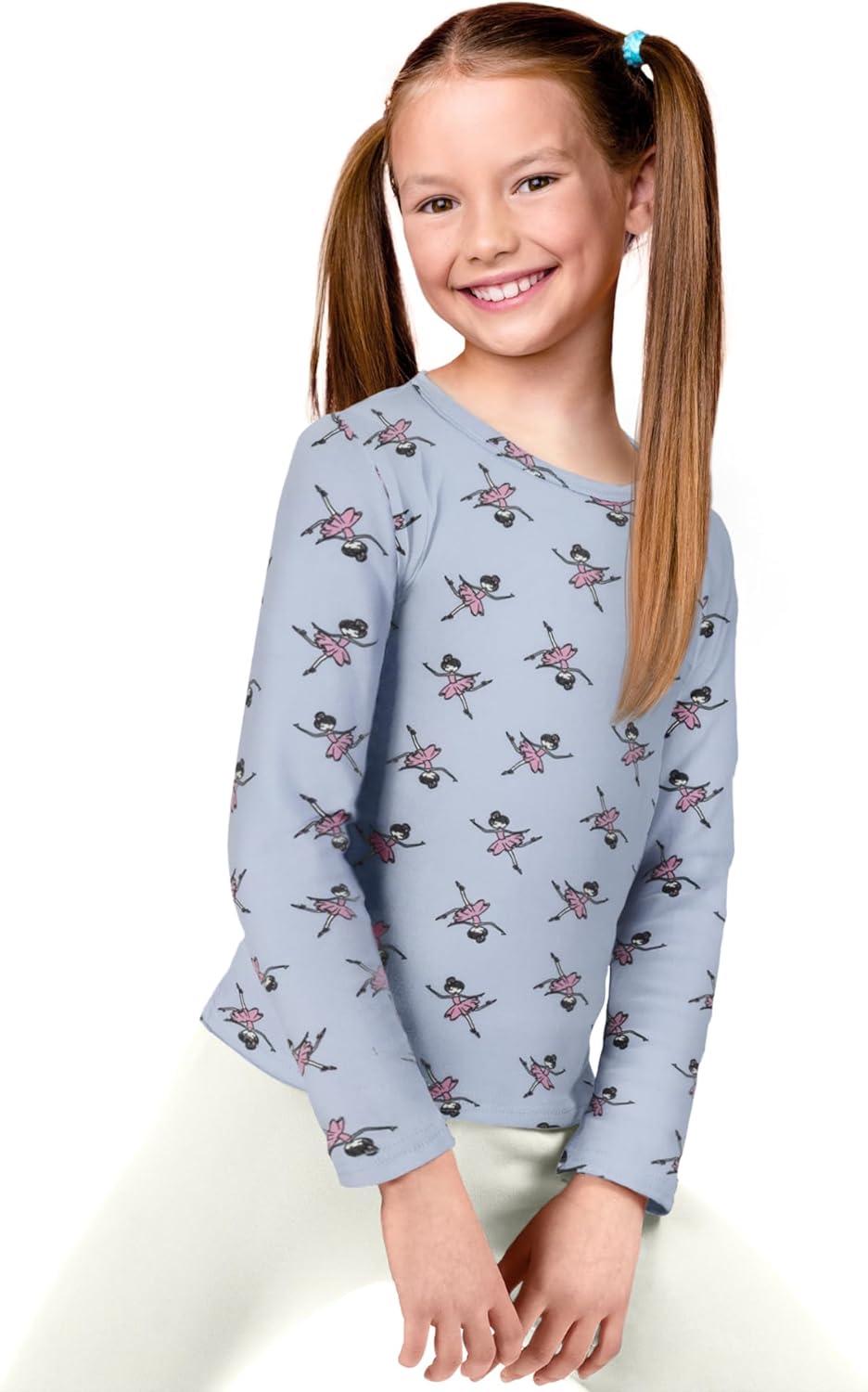 image:imageRocky Thermal Underwear for Kids Girls Thermals Long Johns Underwear Base Layer for Cold weatherskiingBallerina Design