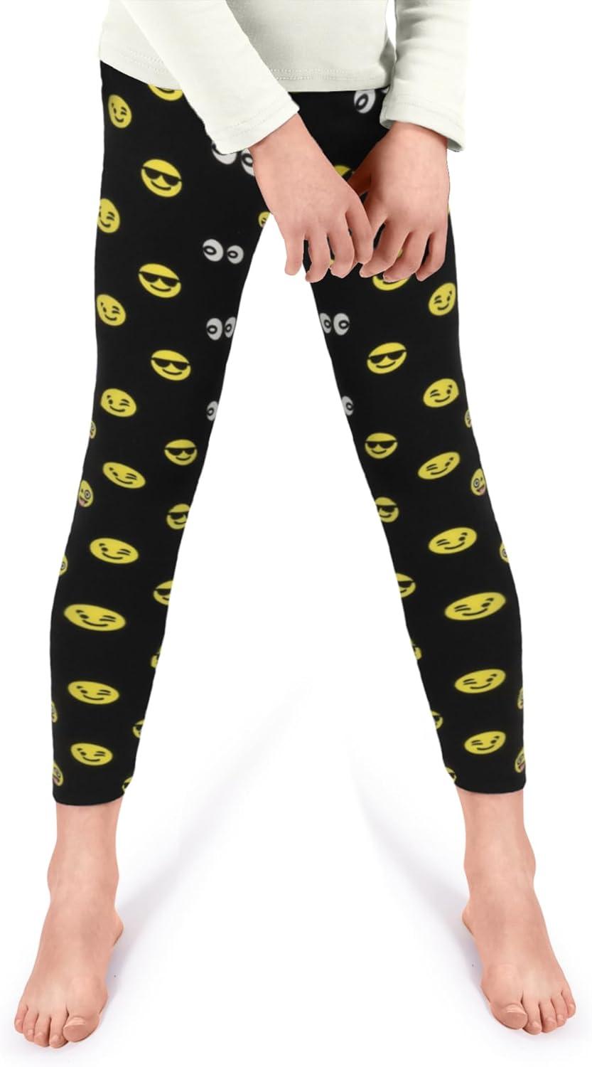 image:imageRocky Thermal Underwear for Kids Girls Thermals Long Johns Underwear Base Layer for Cold weatherskiingBlack Emoji Design
