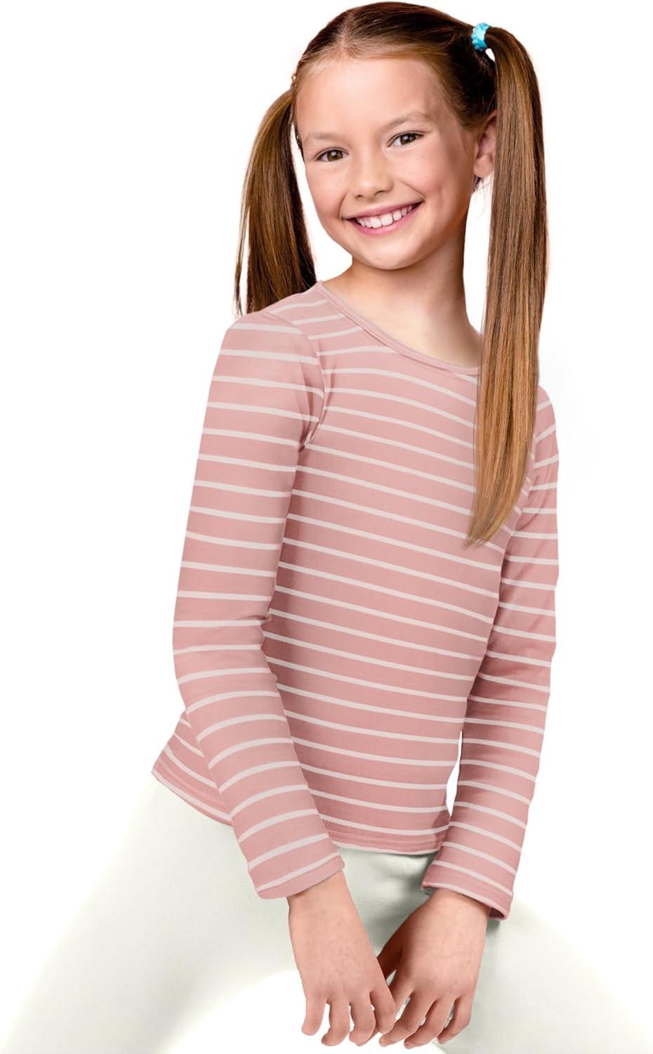 image:imageRocky Thermal Underwear for Kids Girls Thermals Long Johns Underwear Base Layer for Cold weatherskiingPink Striped