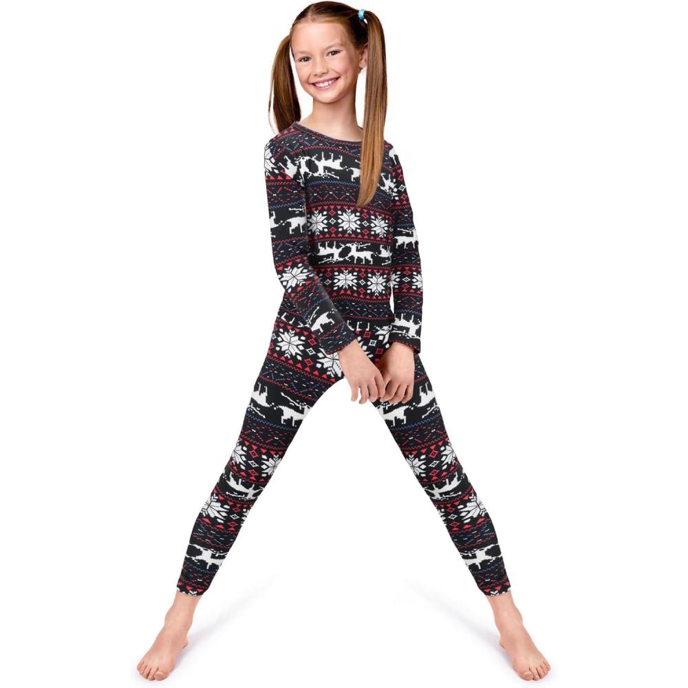 image:imageRocky Thermal Underwear For Girls Thermal Long Johns Set Shirt amp Pants Base Layer wLeggingsBottoms SkiExtreme Cold Christmas  XXSmall 84XXXS