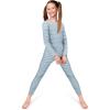 image:imageRocky Thermal Underwear for Kids Girls Thermals Long Johns Underwear Base Layer for Cold weatherskiingSeafoam Striped