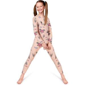 Rocky Thermal Underwear for Kids, Girls Thermals Long Johns Underwear, Base Layer for Cold weather/skiing(Magical Fairy Design)