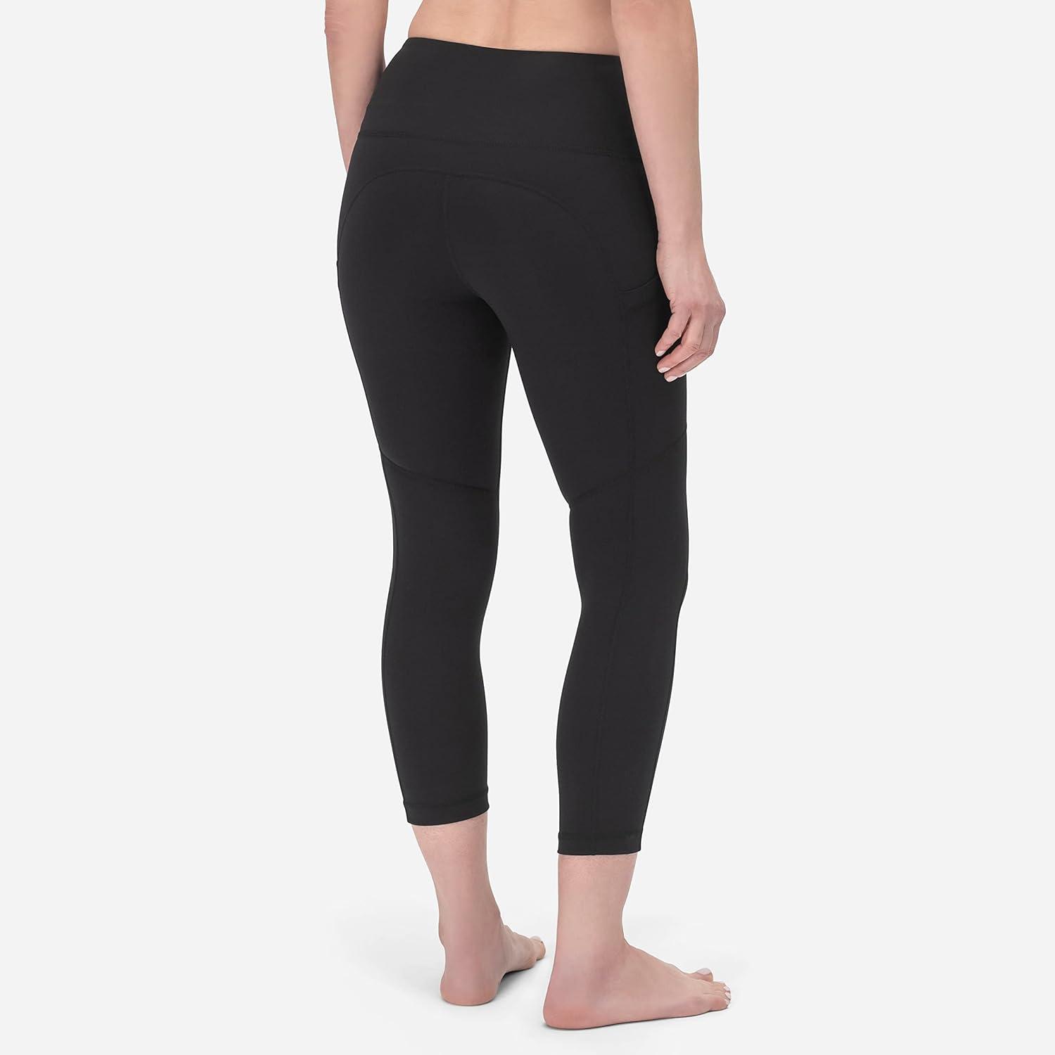 image:imageROCKY High Waisted Yoga Leggings Workout Running Activewear Tummy Control Leggings for Women Capri amp Full Length PantsBlack