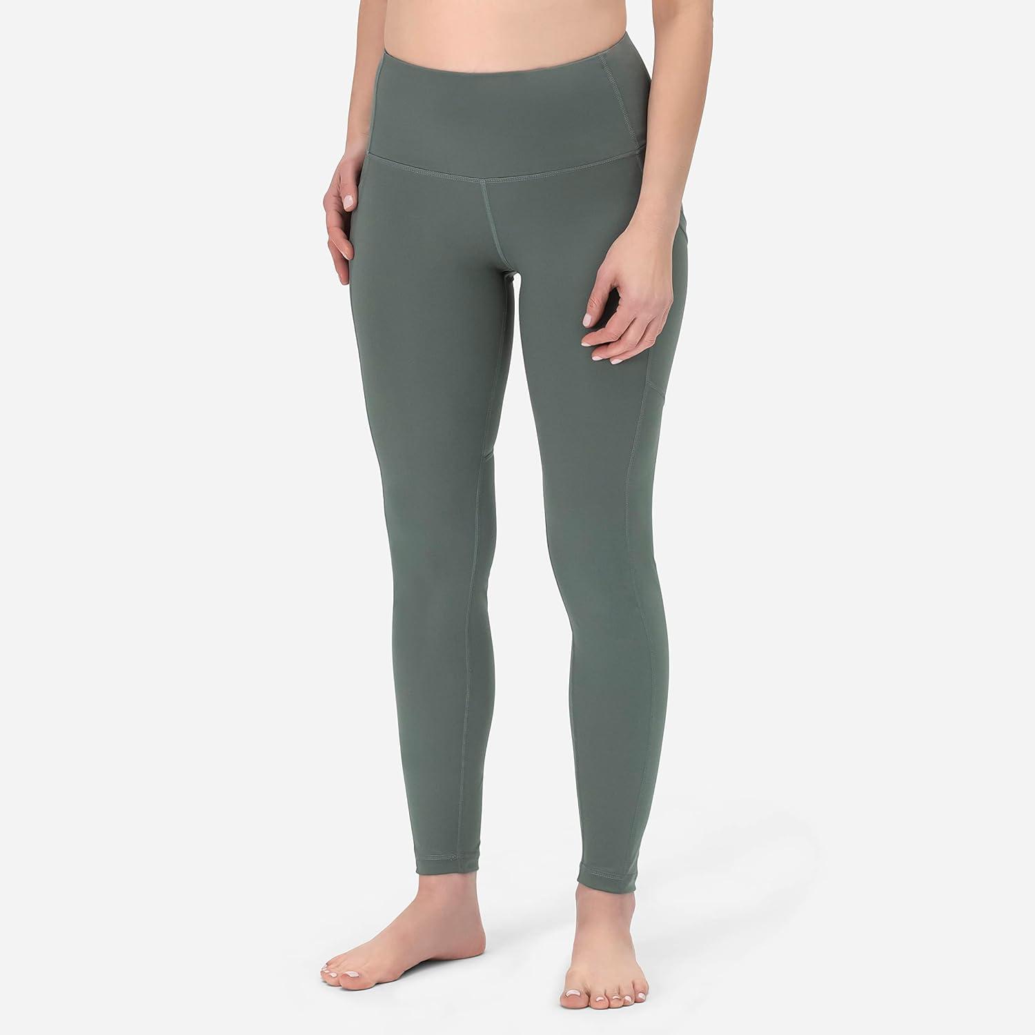 image:imageROCKY High Waisted Yoga Leggings Workout Running Activewear Tummy Control Leggings for Women Capri amp Full Length PantsGreen