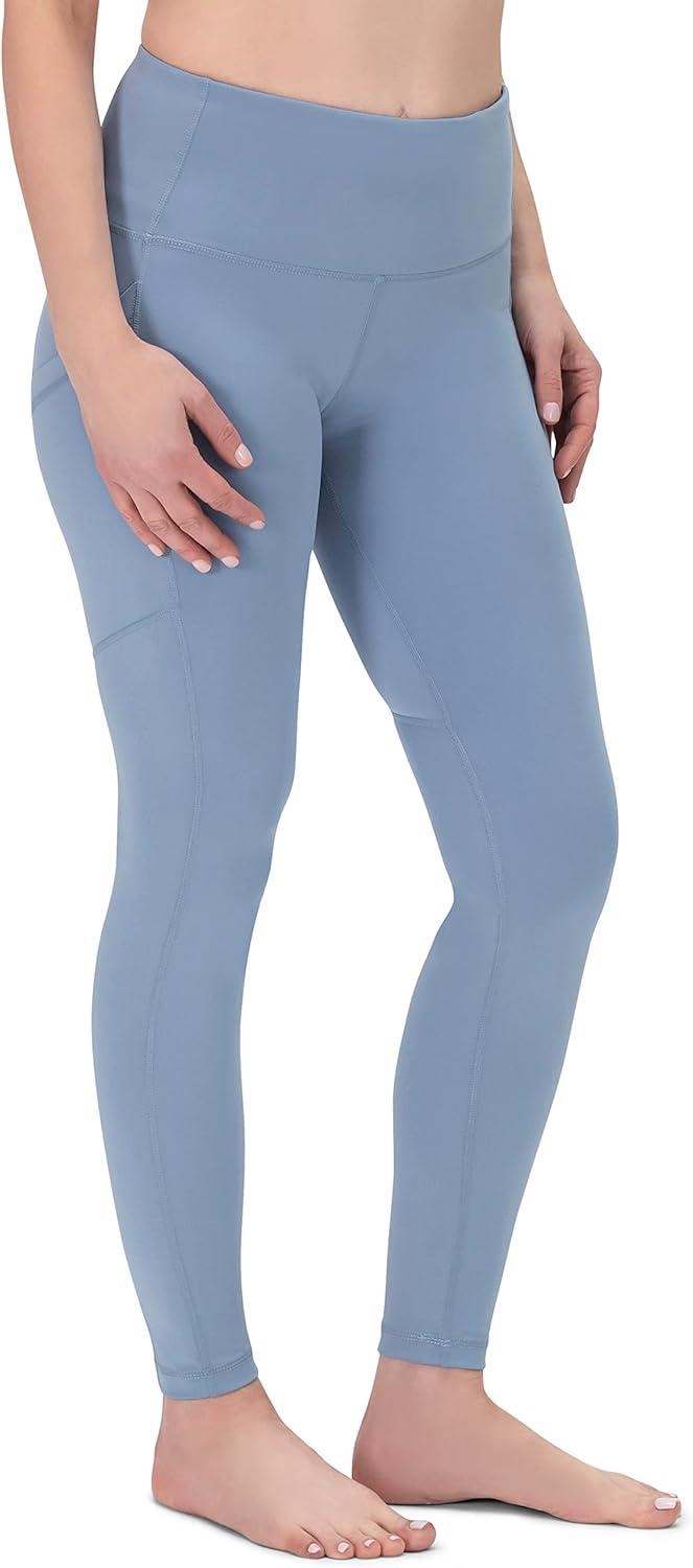 image:imageROCKY High Waisted Yoga Leggings Workout Running Activewear Tummy Control Leggings for Women Capri amp Full Length PantsLight Blue