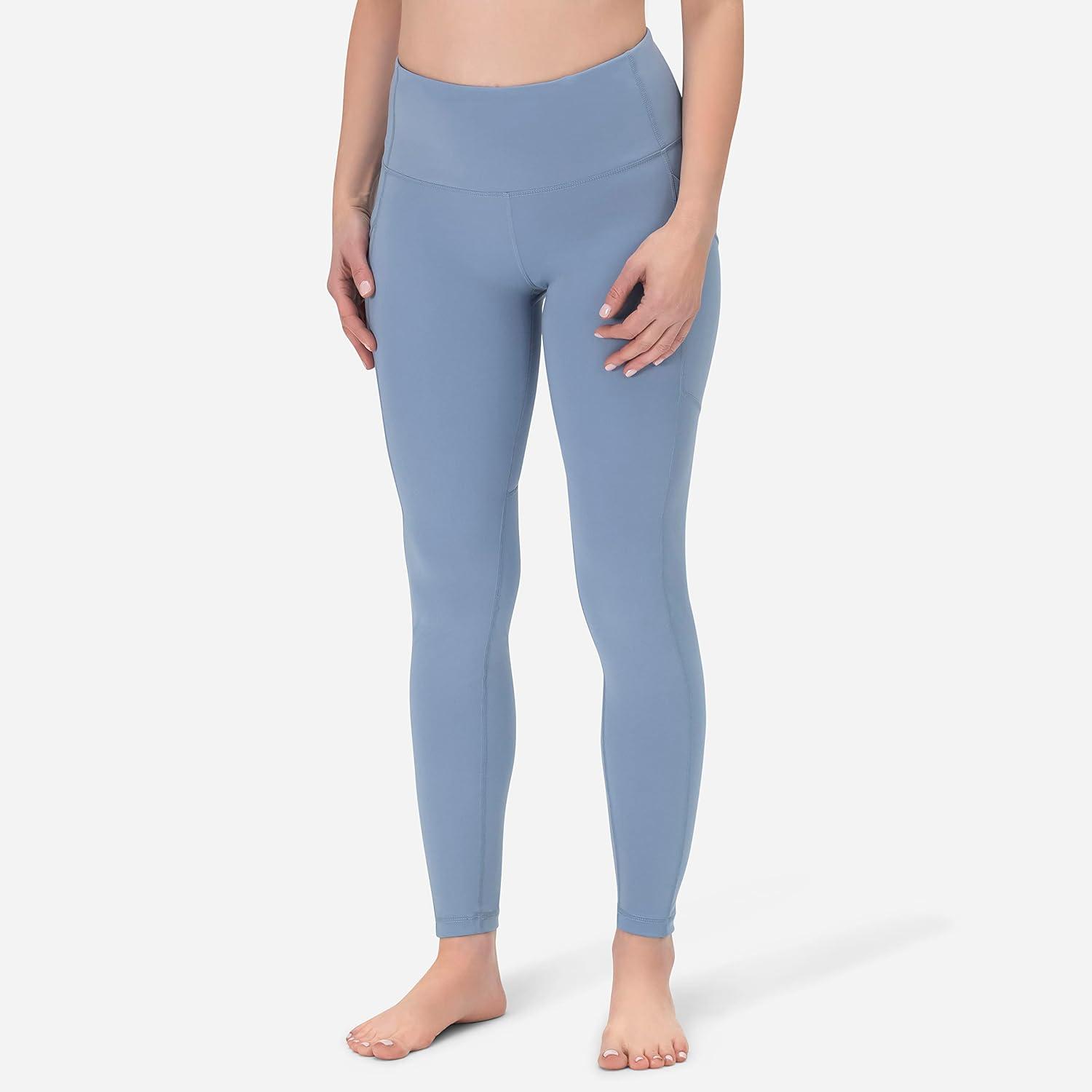 image:imageROCKY High Waisted Yoga Leggings Workout Running Activewear Tummy Control Leggings for Women Capri amp Full Length PantsLight Blue