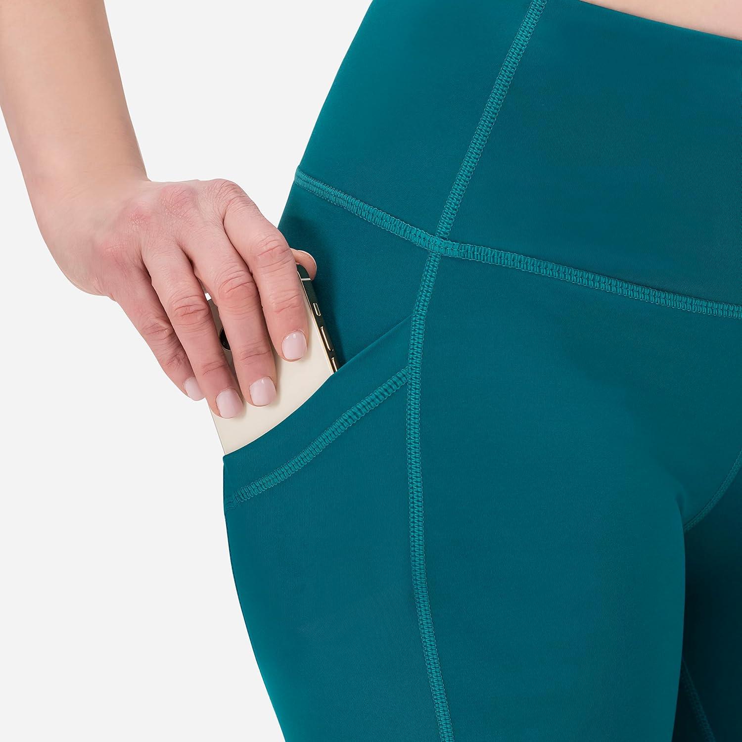 image:imageROCKY High Waisted Yoga Leggings Workout Running Activewear Tummy Control Leggings for Women Capri amp Full Length PantsPeak Blue