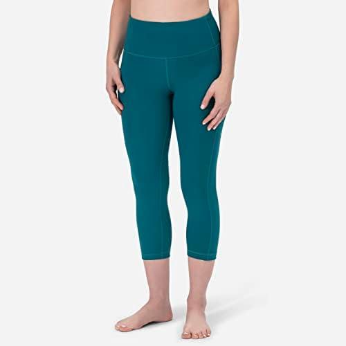 image:imageROCKY High Waisted Yoga Leggings Workout Running Activewear Tummy Control Leggings for Women Capri amp Full Length PantsPeak Blue