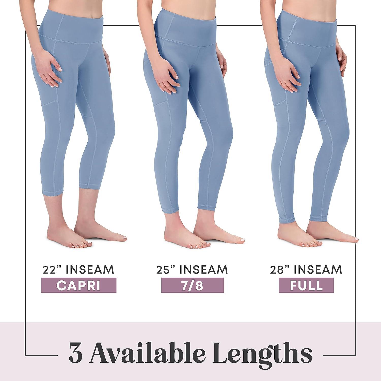 image:imageROCKY High Waisted Yoga Leggings Workout Running Activewear Tummy Control Leggings for Women Capri amp Full Length PantsPink