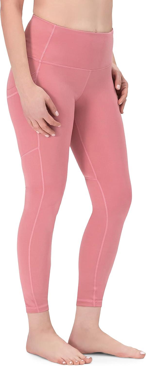 image:imageROCKY High Waisted Yoga Leggings Workout Running Activewear Tummy Control Leggings for Women Capri amp Full Length PantsPink