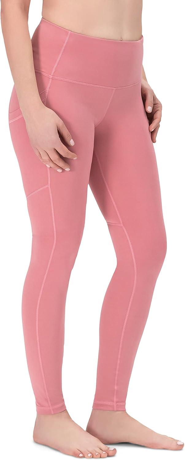 image:imageROCKY High Waisted Yoga Leggings Workout Running Activewear Tummy Control Leggings for Women Capri amp Full Length PantsPink
