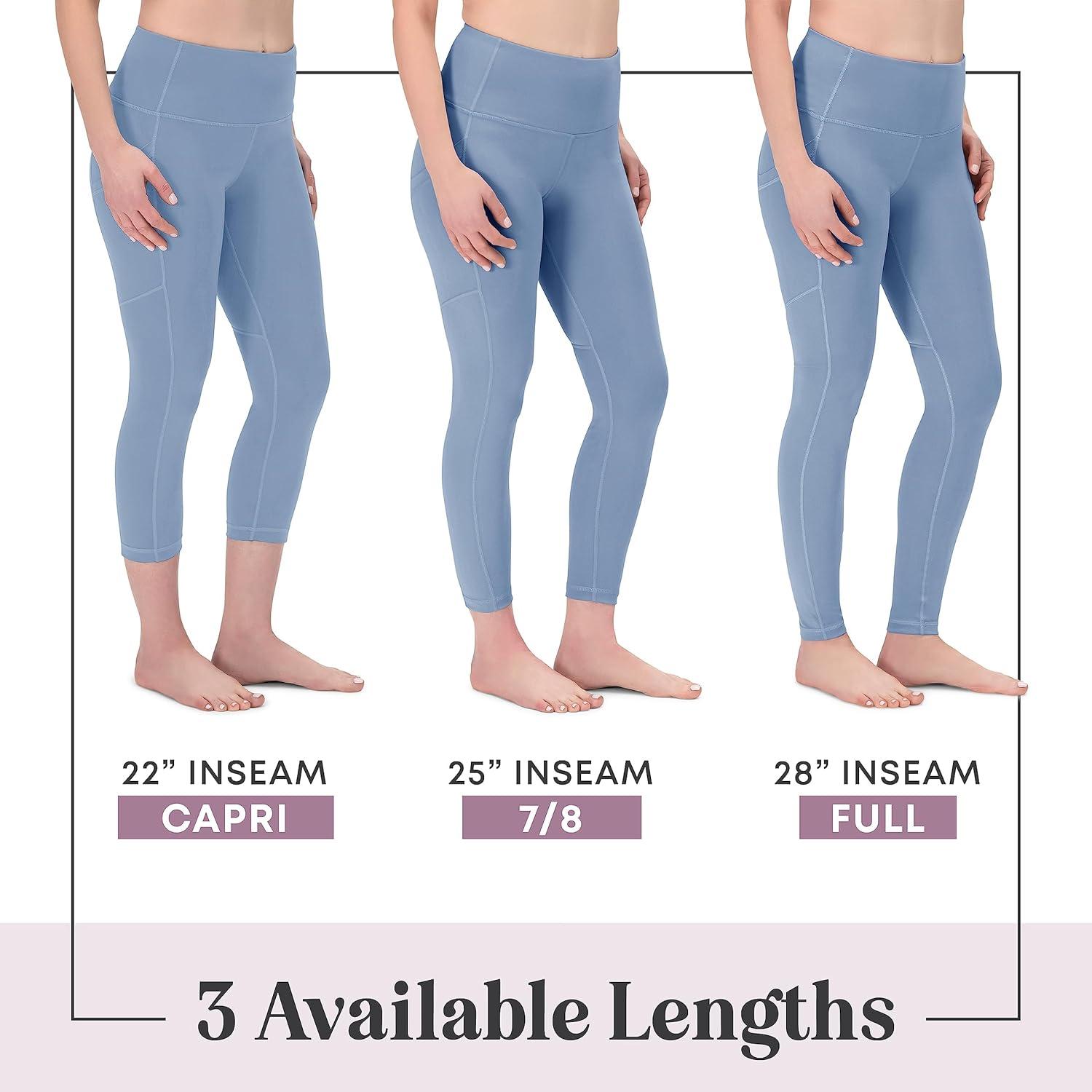 image:imageROCKY High Waisted Yoga Leggings Workout Running Activewear Tummy Control Leggings for Women Capri amp Full Length PantsTaupe