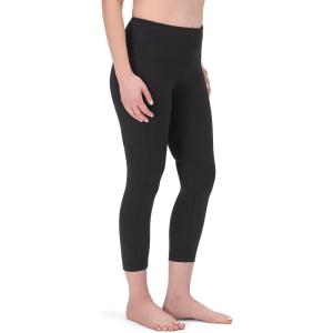 ROCKY High Waisted Yoga Leggings, Workout Running Activewear Tummy Control Leggings for Women – Capri & Full Length Pants(Black)