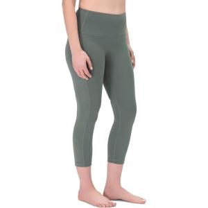 ROCKY High Waisted Yoga Leggings, Workout Running Activewear Tummy Control Leggings for Women – Capri & Full Length Pants(Green)
